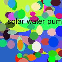 solar water pumping system