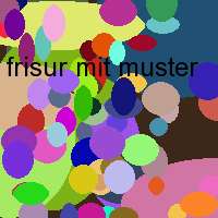 frisur mit muster